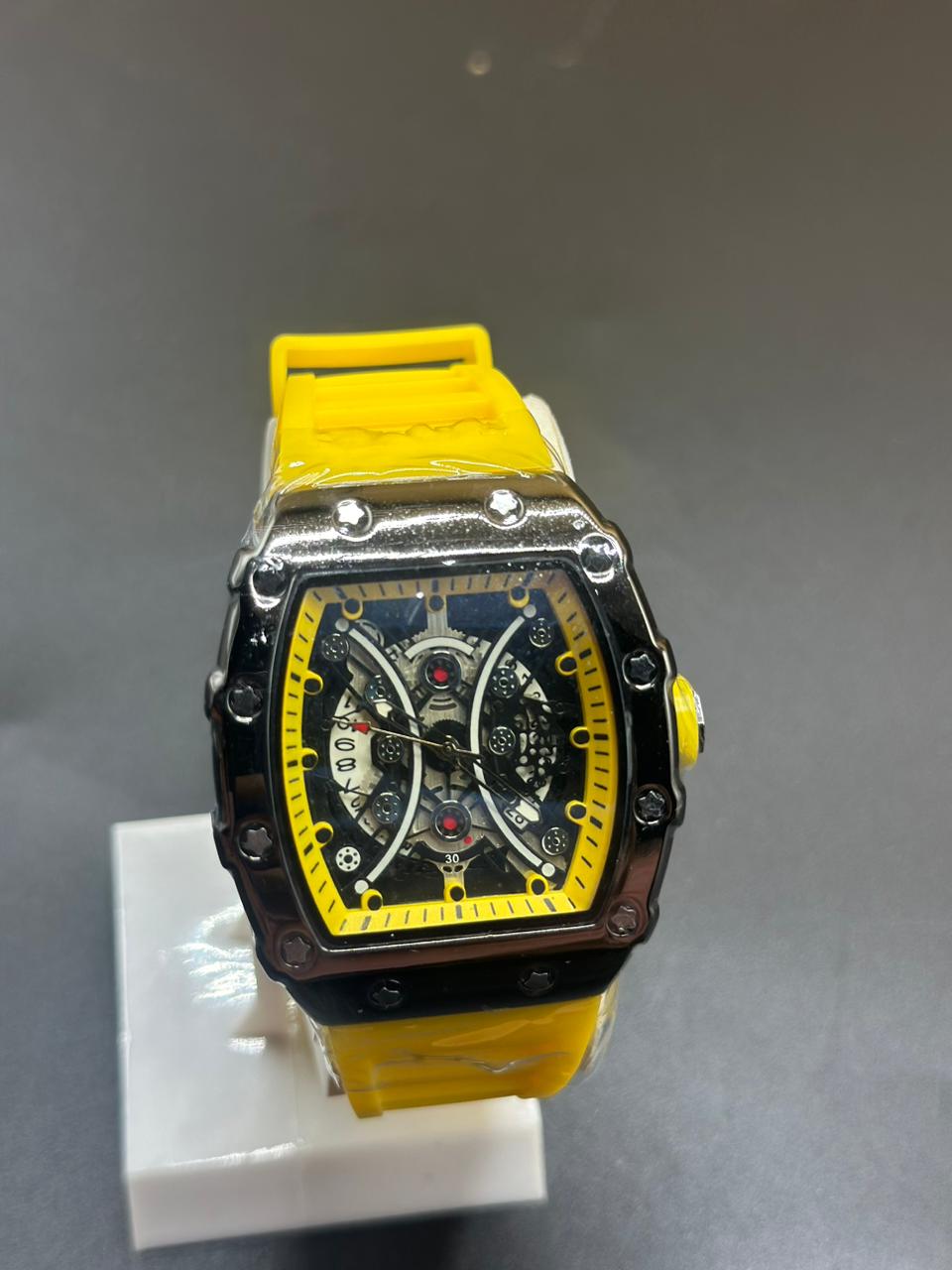 Fashion Machine Watch - Vibrant Yellow