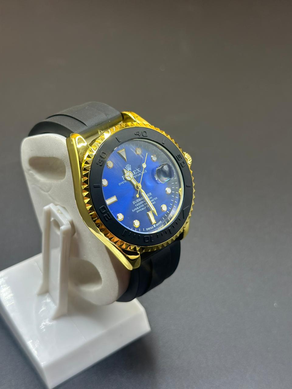 Blue Rolex strap Watch